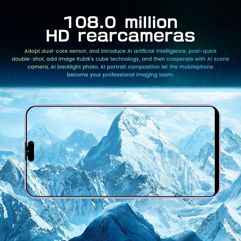 16 Pro Max Smartphone 6.8 Inch Screen 16G+1T Gaming Tested Essential Photography