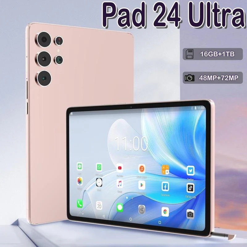 pad s24 ultra Neues 2025 Smart-Tablet 10,5 Zoll 16+1TB Dual-SIM-Karte