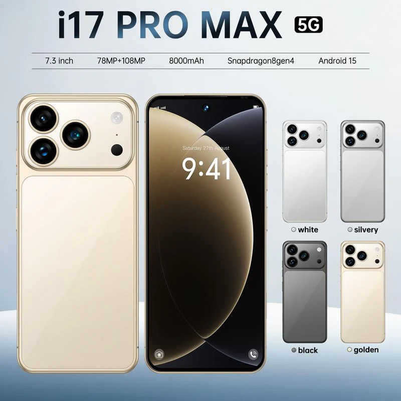 Das neue 17 Pro 5G Smartphone verfügt über 16GB+1TB, einen 7,3-Zoll-HD-Bildschirm mit