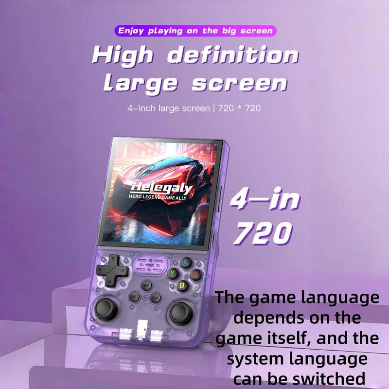 Triomind - console de jeu portable rétro K40MAX, écran IPS de 4 inch