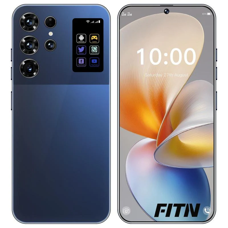 Smartphone T+25 512GB Titan Frame 108MP Auto Focus Cam 7 3 Incell Screen 7800mAh 5G Dual SIM 3 Colors With Case