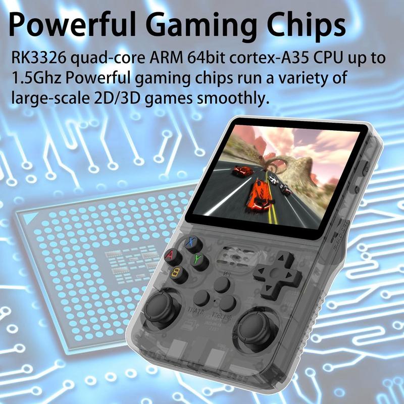 Console de jeu vidéo Portable IPS 3,5 inch, avec double Joystick 3D, pour système Linux