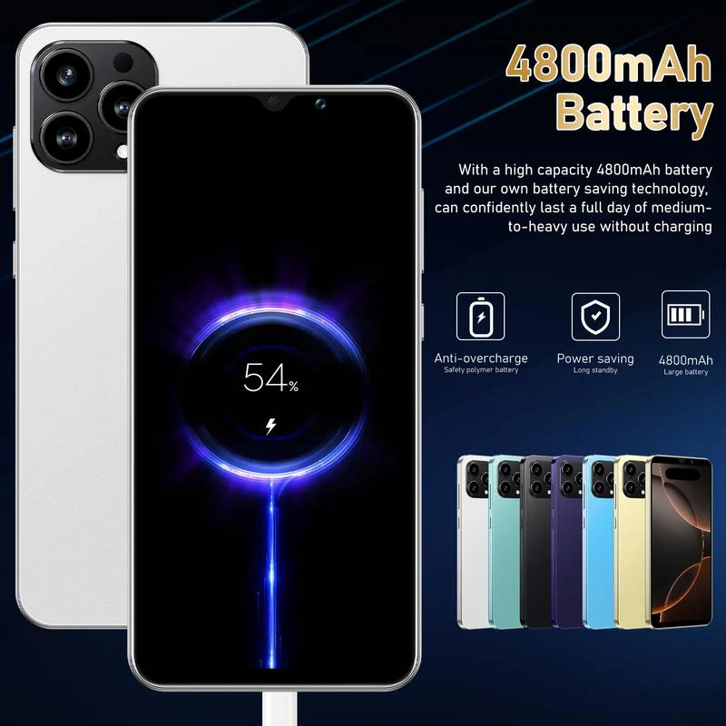 16 Pro Max Smartphone with 12GB RAM 512GB Android Storage