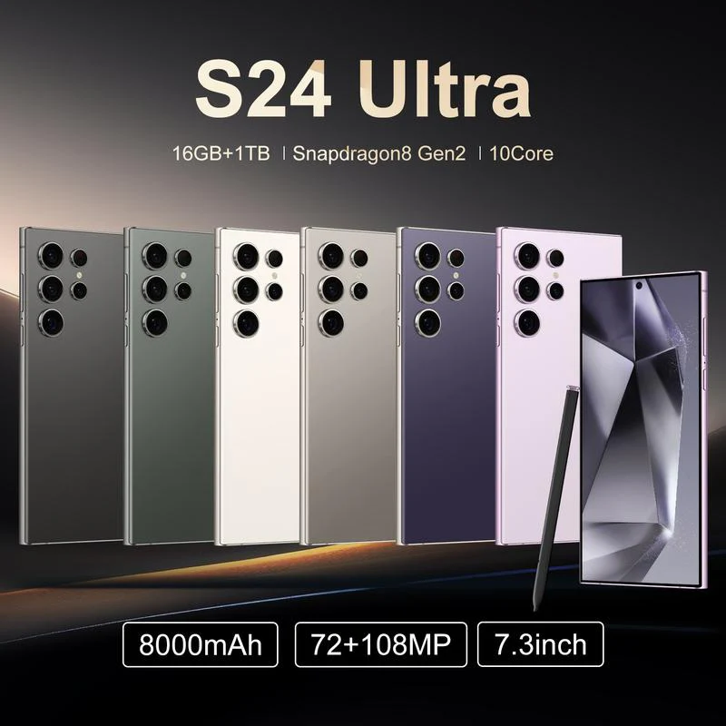 Smartphone S24 Ultra Netzwerk 7,3 Zoll 16GB+1TB Entsperrte