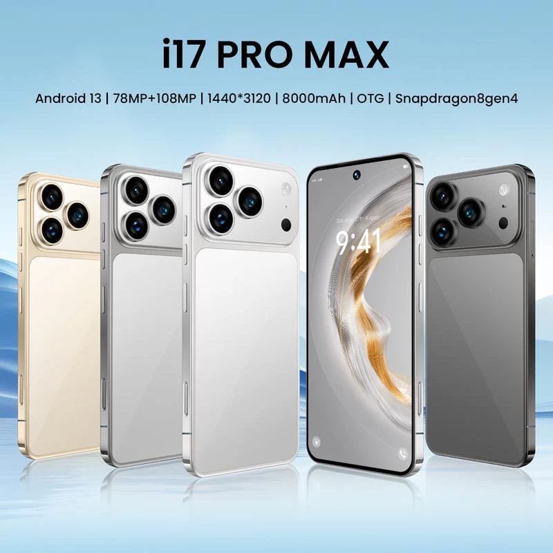 BK17 Pro Max Smartphone Dynamic Island Seitlich angebrachte Kamerataste 8+256 GB flüssiger Prozessor