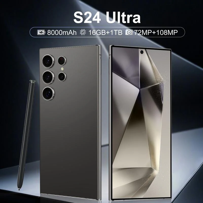 Smartphone S24 Ultra Netzwerk 7,3 Zoll 16GB+1TB Entsperrte