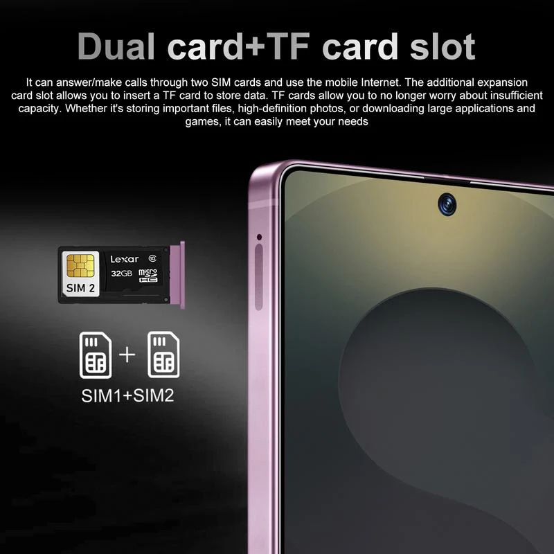 S25 Ultra 7,3 Zoll Android Smartphone 16GB+1TB ROM Smartphone mit Stift