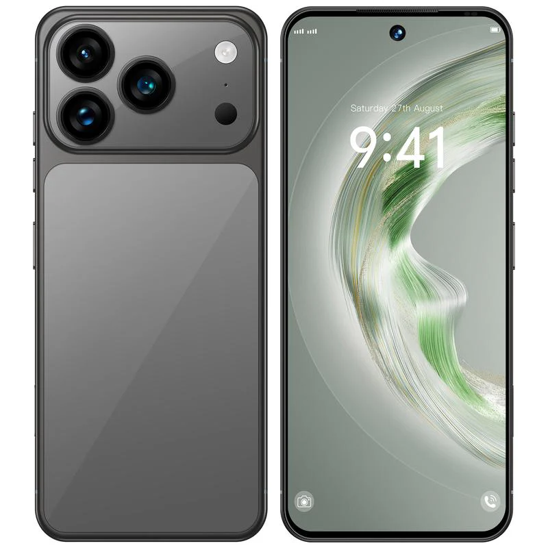 BK17 Pro Max Smartphone Dynamic Island Seitlich angebrachte Kamerataste 8+256 GB flüssiger Prozessor