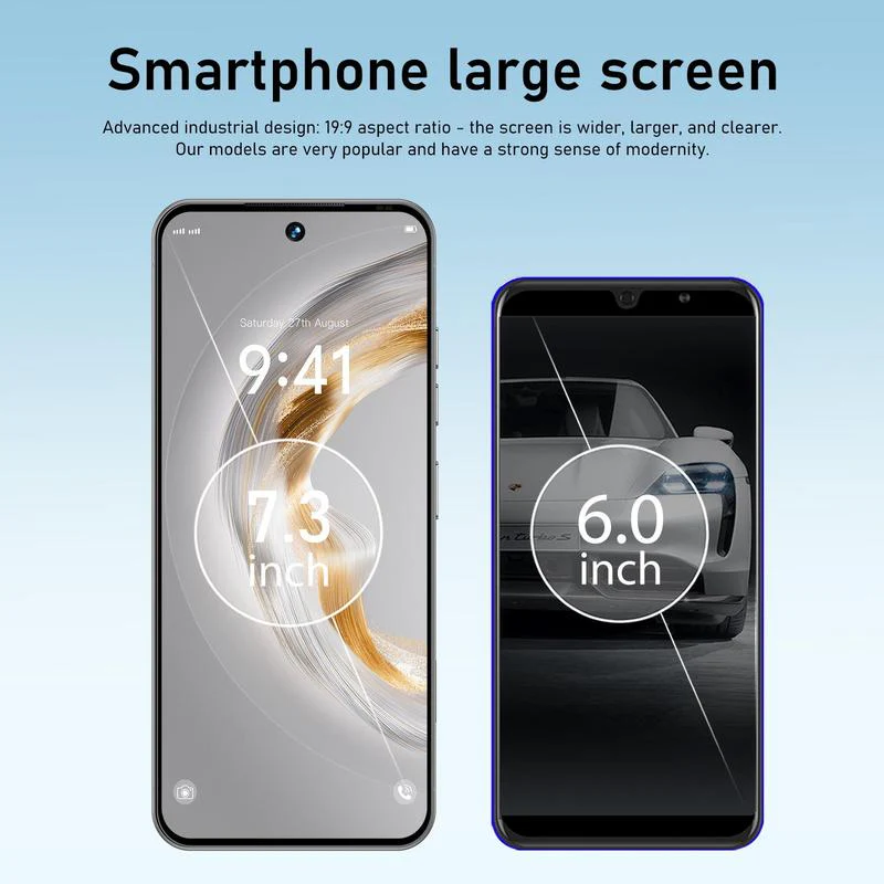 Smartphone A17 P M 73Inch 16GB Plus 1TB Android Phone