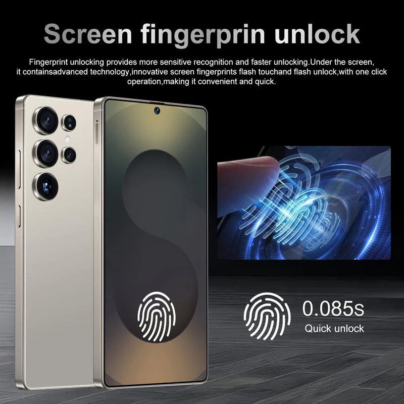 S25 Ultra 7,3 Zoll Android Smartphone 16GB+1TB ROM Smartphone mit Stift