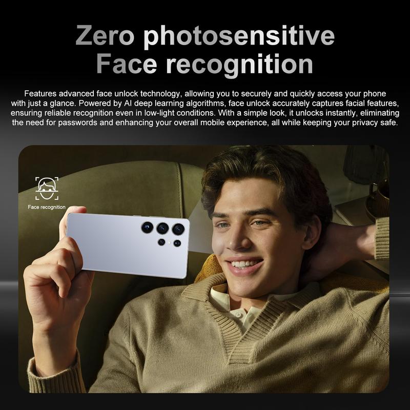 S25 Ultra 7,3 Zoll Android Smartphone 16GB+1TB ROM Smartphone mit Stift