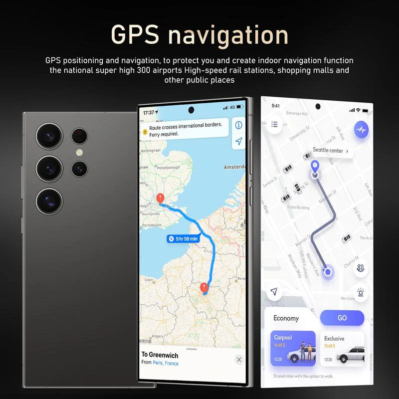 Smartphone S24 Ultra Netzwerk 7,3 Zoll 16GB+1TB Entsperrte