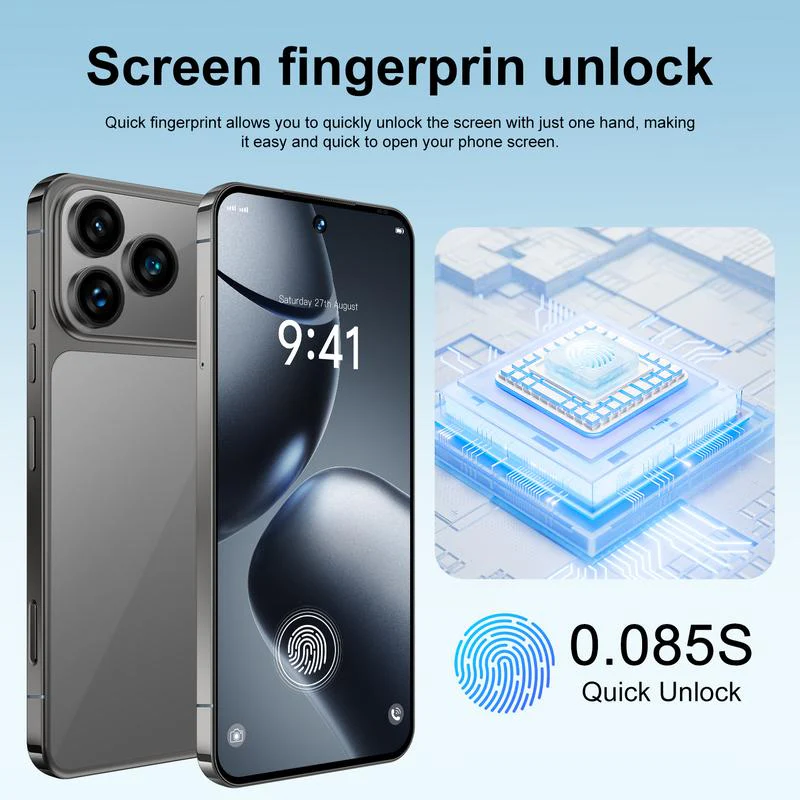 Das neue 17 Pro 5G Smartphone verfügt über 16GB+1TB, einen 7,3-Zoll-HD-Bildschirm mit