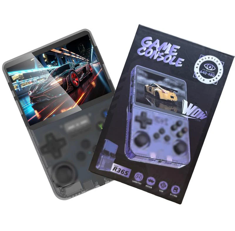 Console de jeu vidéo Portable IPS 3,5 inch, avec double Joystick 3D, pour système Linux