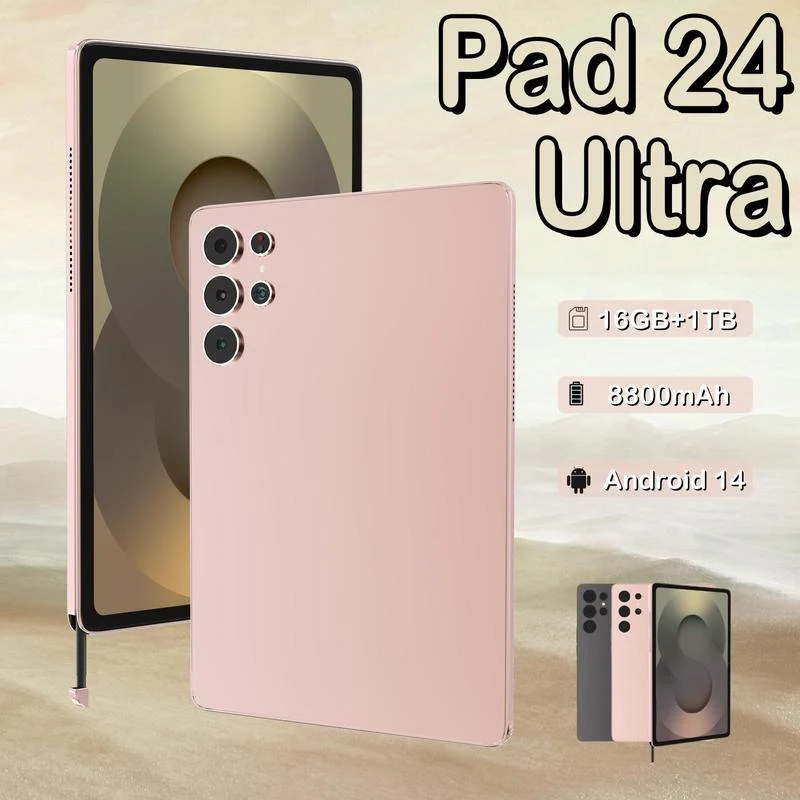 pad s24 ultra Neues 2025 Smart-Tablet 10,5 Zoll 16+1TB Dual-SIM-Karte