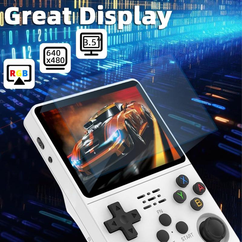 Console de jeu vidéo Portable IPS 3,5 inch, avec double Joystick 3D, pour système Linux