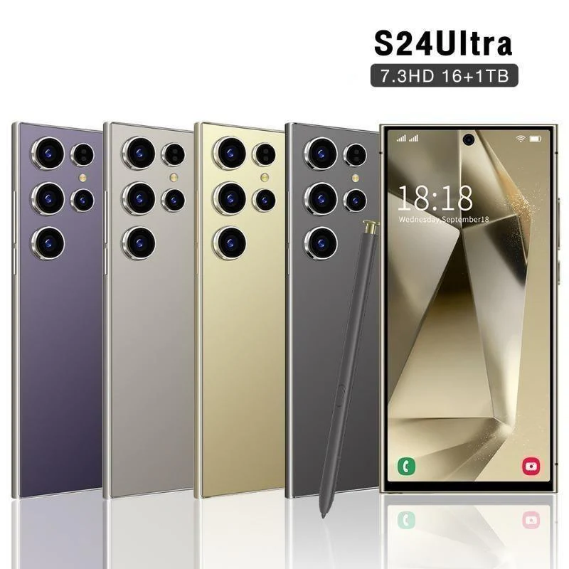 Smartphone S24 Ultra Netzwerk 7,3 Zoll 16GB+1TB Entsperrte