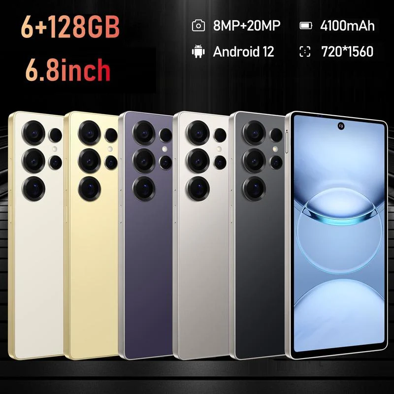 Fuffi-S24 Pro 6,8 Zoll Smartphone, 1 Stück 256GB ROM 8GB RAM Handy mit Stift