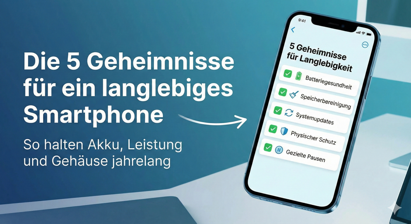 📱 Schluss mit „jährlich neu“! 5 Tipps, damit dein Smartphone länger hält