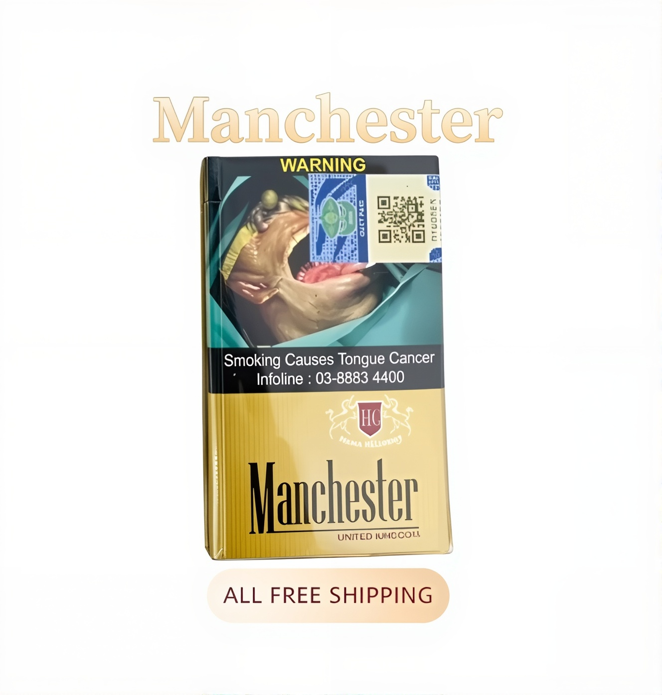 Manchester United Kingdom Gold （Malaysian version）