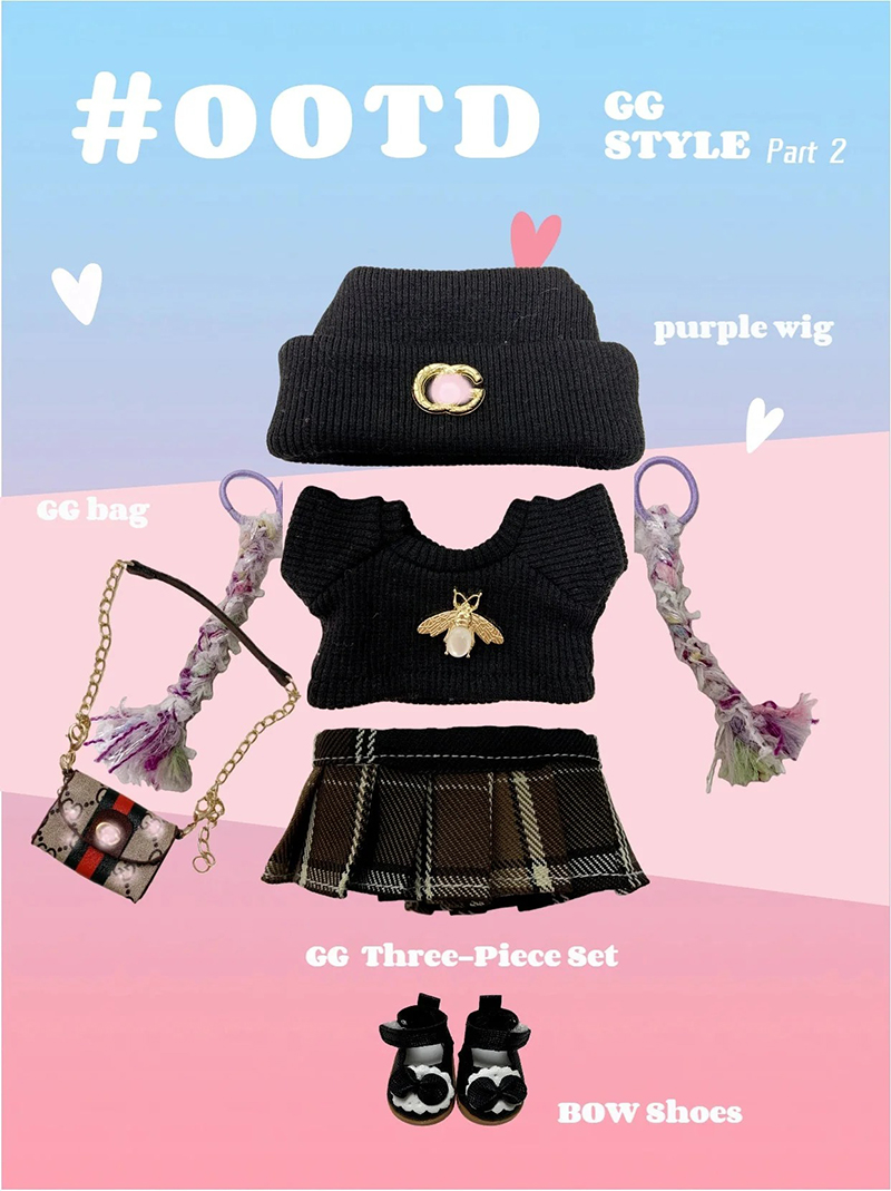 Handmade 17cm LBB Doll Clothes V1/V2/V3 Baby Clothes