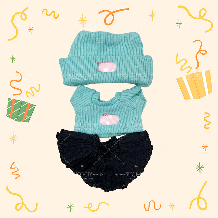 Designer's colorful set suitable for 17cm LBB, with multiple colors and logos to customize and choose from