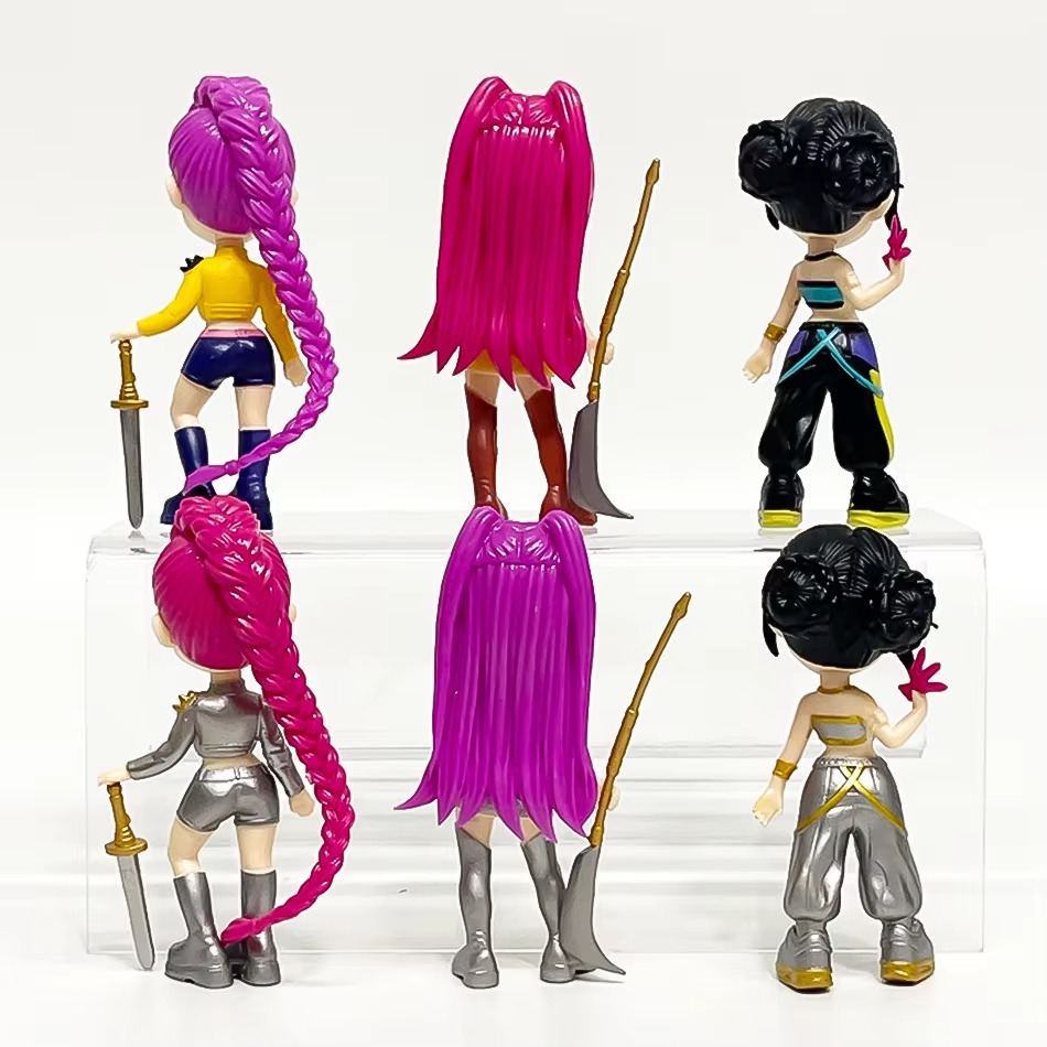 1-6pcs Kpop Devil Hunter Blind Box Disassembly Fun Blind Bag Small statue Peripheral model Desktop Blind box decoration gift