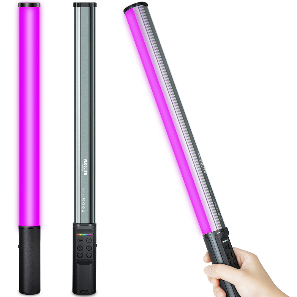 VLOGLITE W150RGB Colorful Photography Light Portable Fill Lamp Handheld Wand Live Stream Video Light Tubes Stick for TikTok