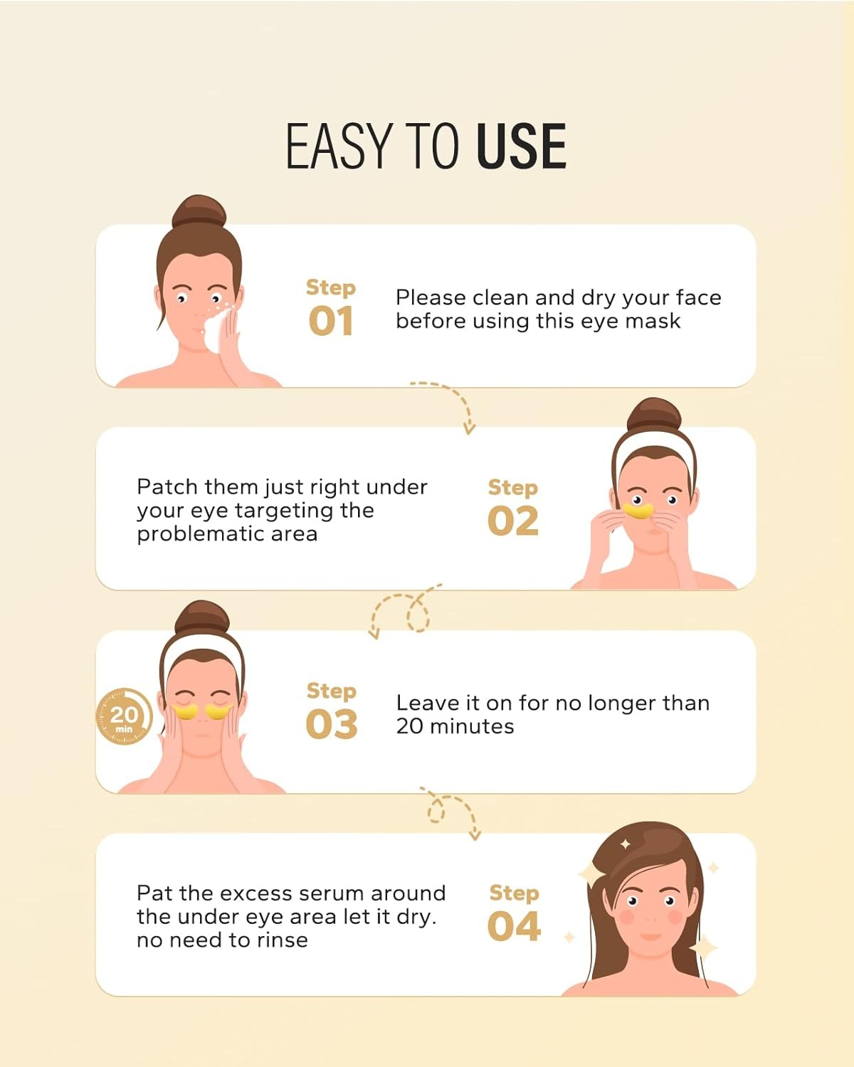 24K Gold Collagen Eye Mask