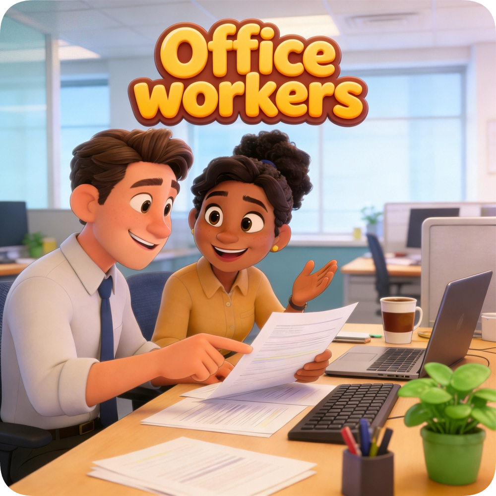 Office workers