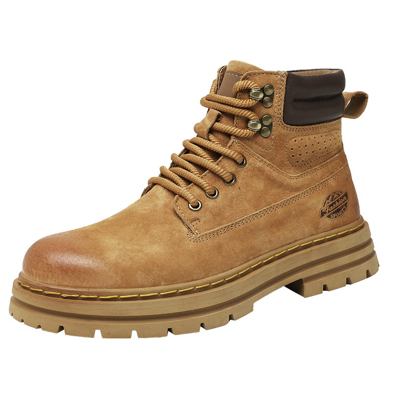 Men's Genuine Leather Combat Boots – Durable Military Tactical Work Boots