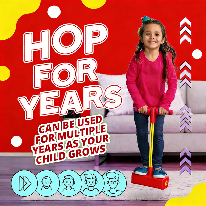 Kids Pogo Stick Jumper with Squeaker