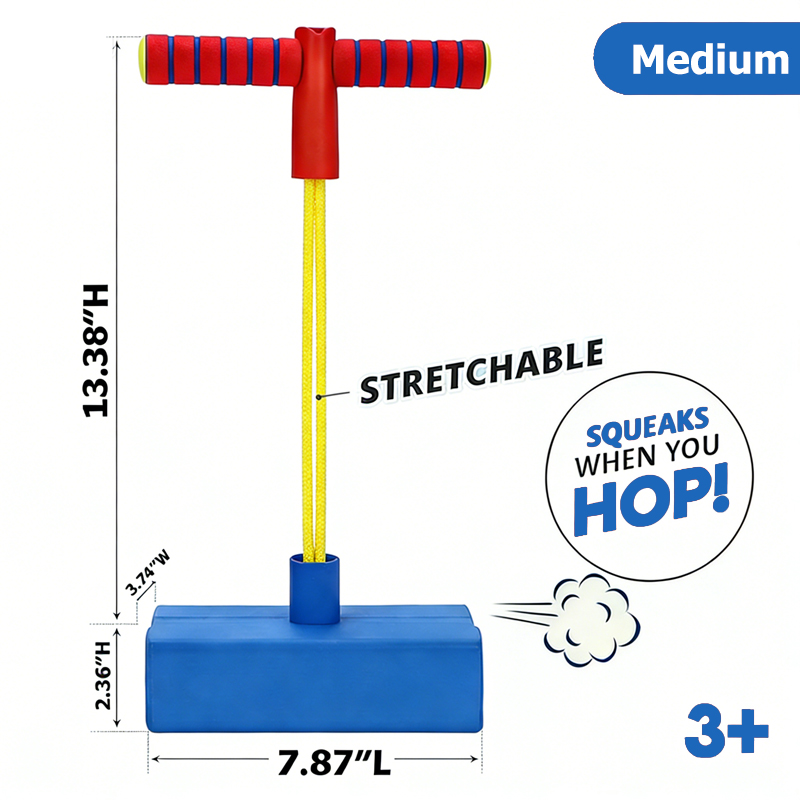 Kids Pogo Stick Jumper with Squeaker
