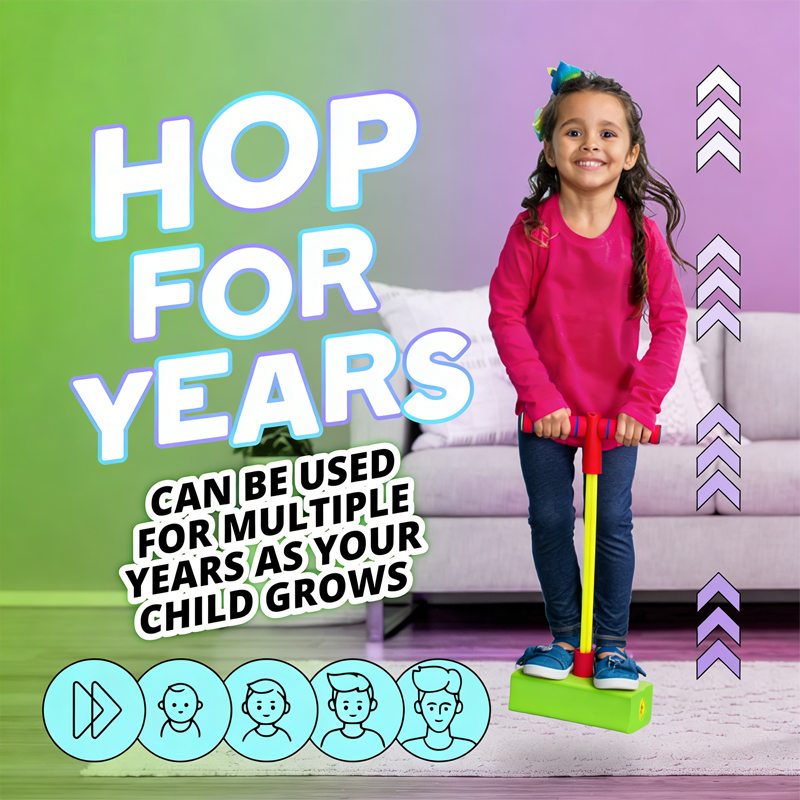 Kids Pogo Stick Jumper with Squeaker