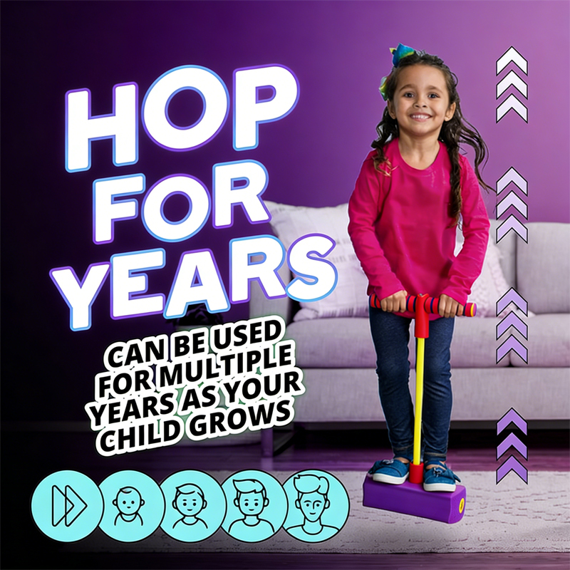 Kids Pogo Stick Jumper with Squeaker
