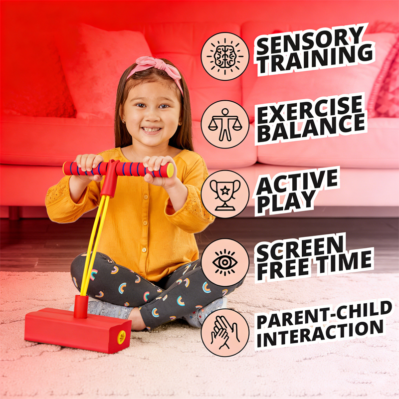 Kids Pogo Stick Jumper with Squeaker