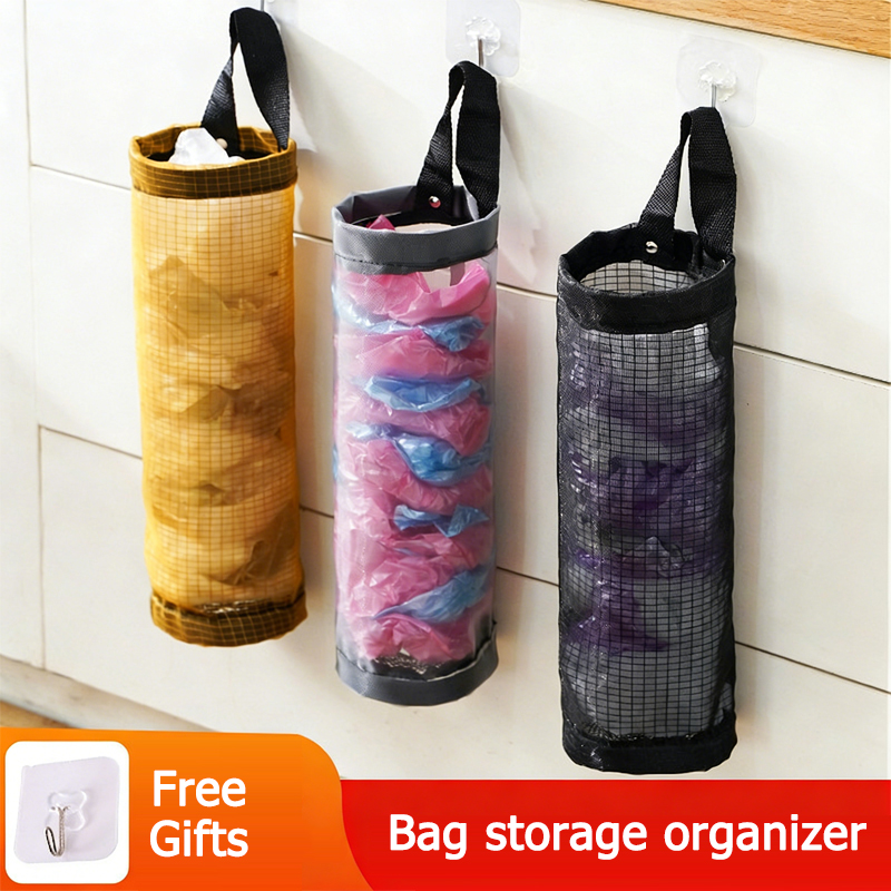 Plastic Bag Holder and Trash Bag Dispenser Wall Mount