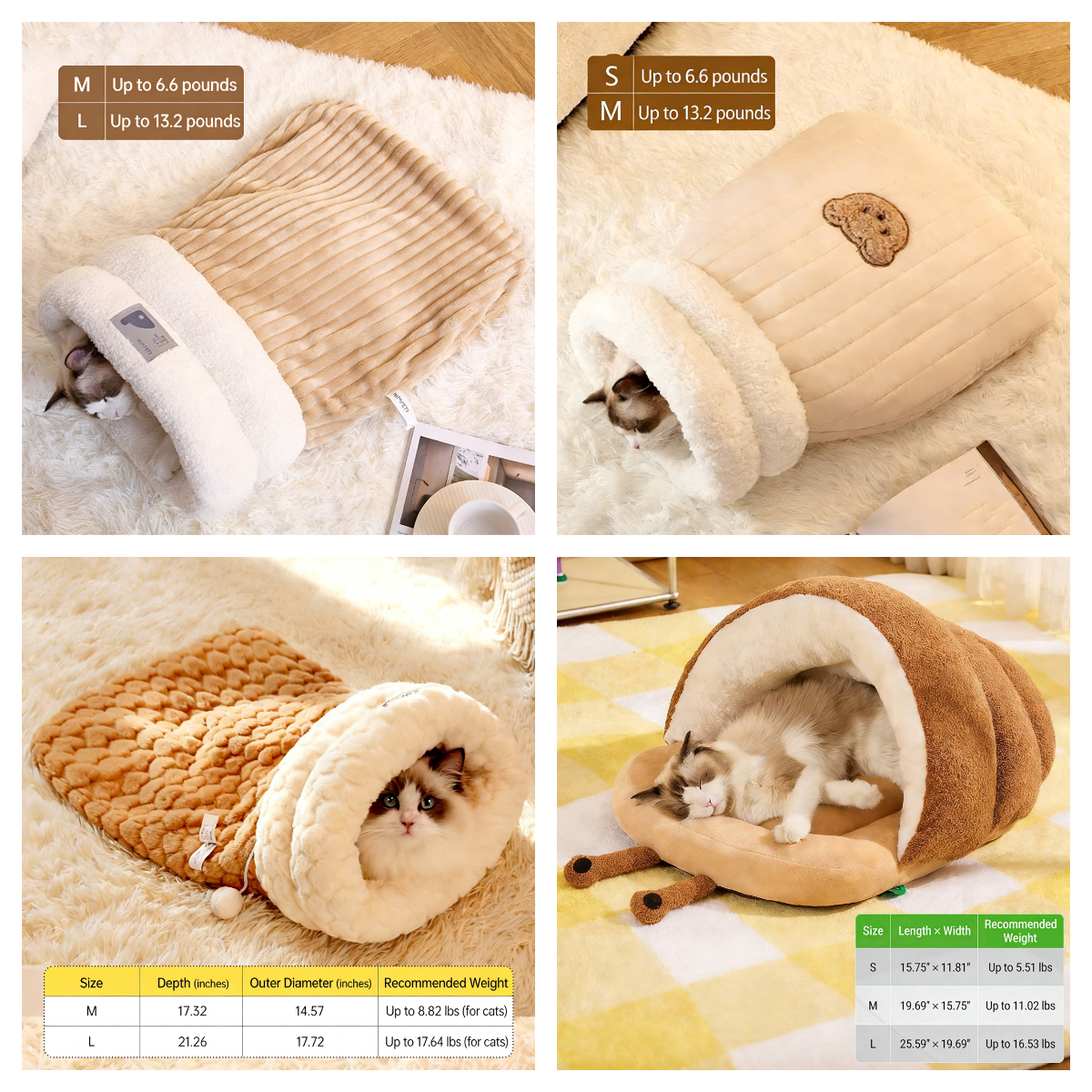 Warm Winter Pet Sleeping Bag