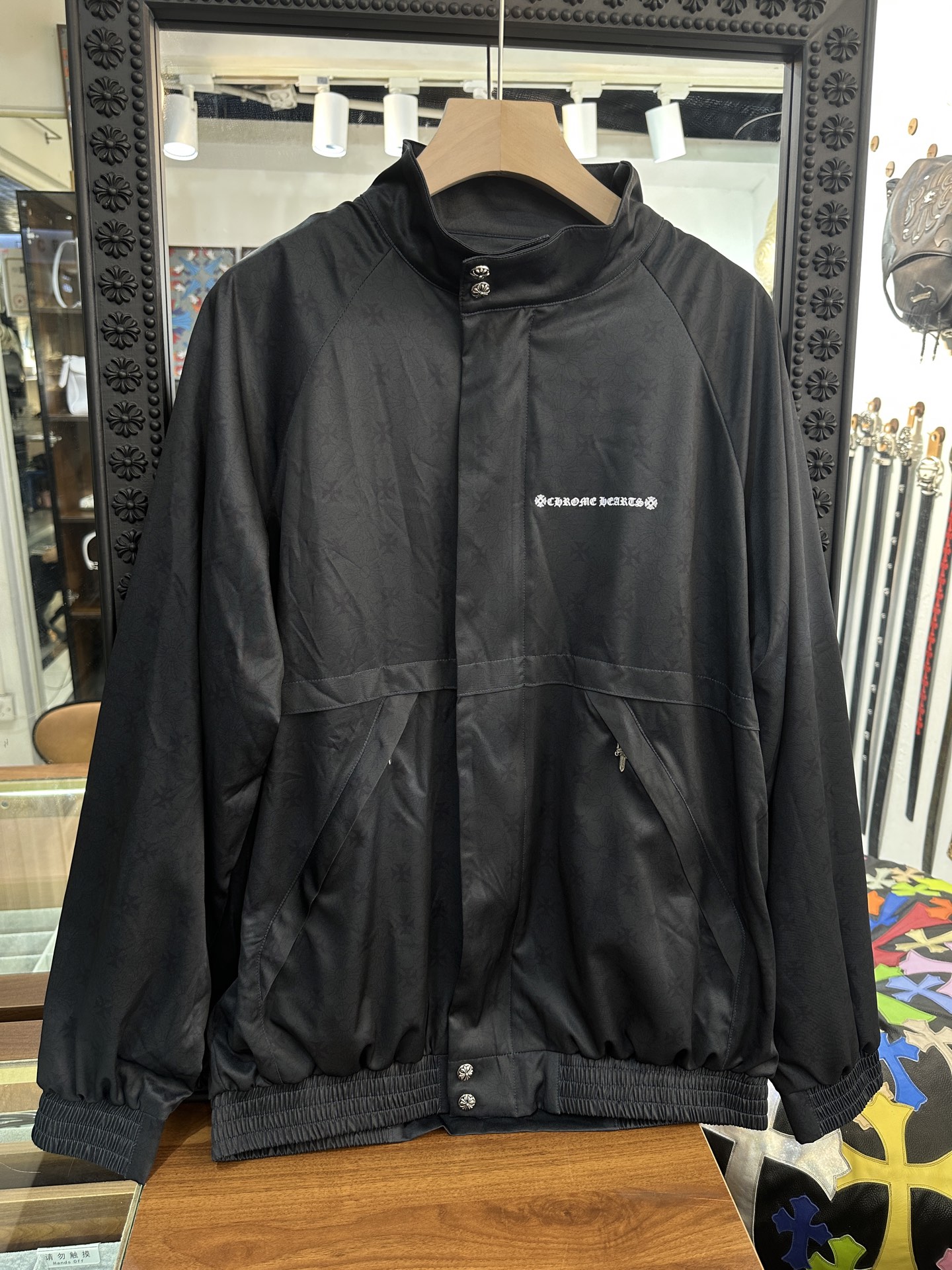 Chrome Hearts Dark Print Windbreaker/Coach JacketSizes: S M L