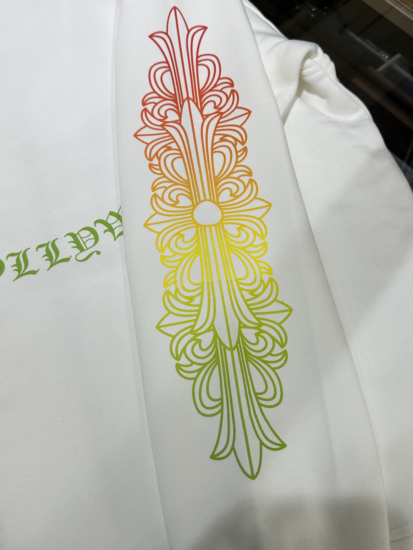 Chrome Hearts Double Floral Gradient Zip-Up HoodieSize: S M L XL