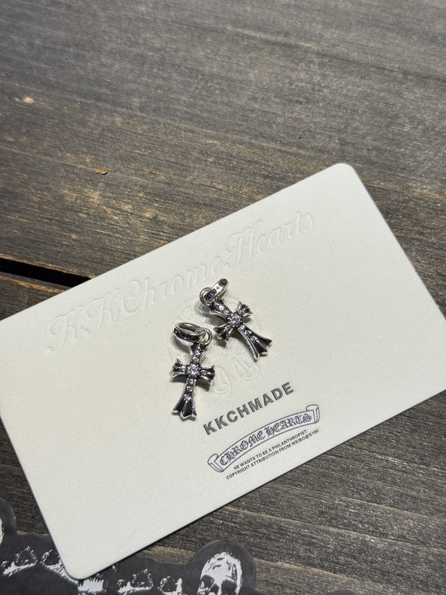 The latest redesigned sterling silver Babyfat pendant, fully diamond-encrusted, is currently the best available in China.