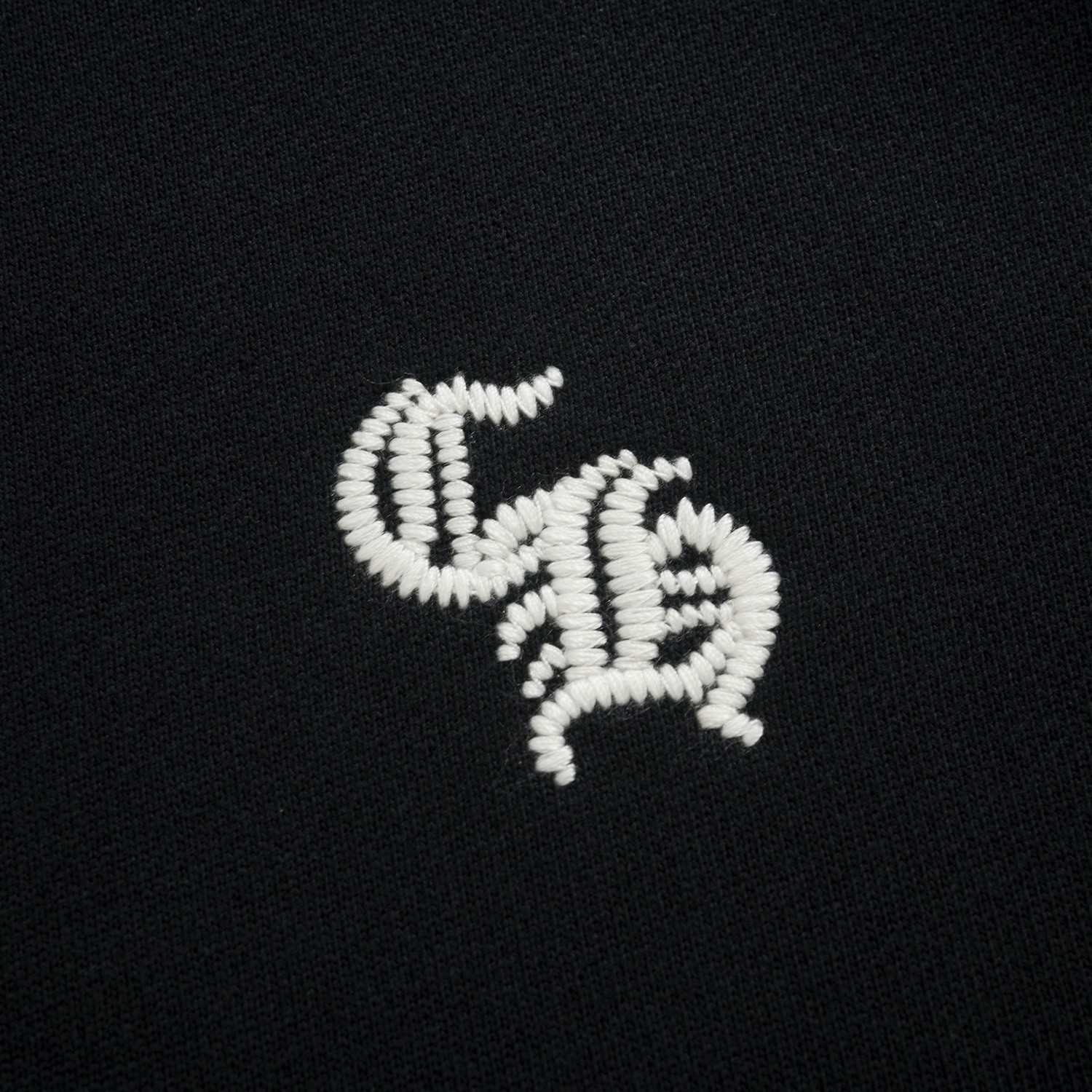 CH Chrome Hearts Sanskrit Embroidered SweatshirtCustom-dyed fabric, Sanskrit embroidery on the arms, letter design on the chest, and a unique scroll nameplate on the backSizes S, M, L