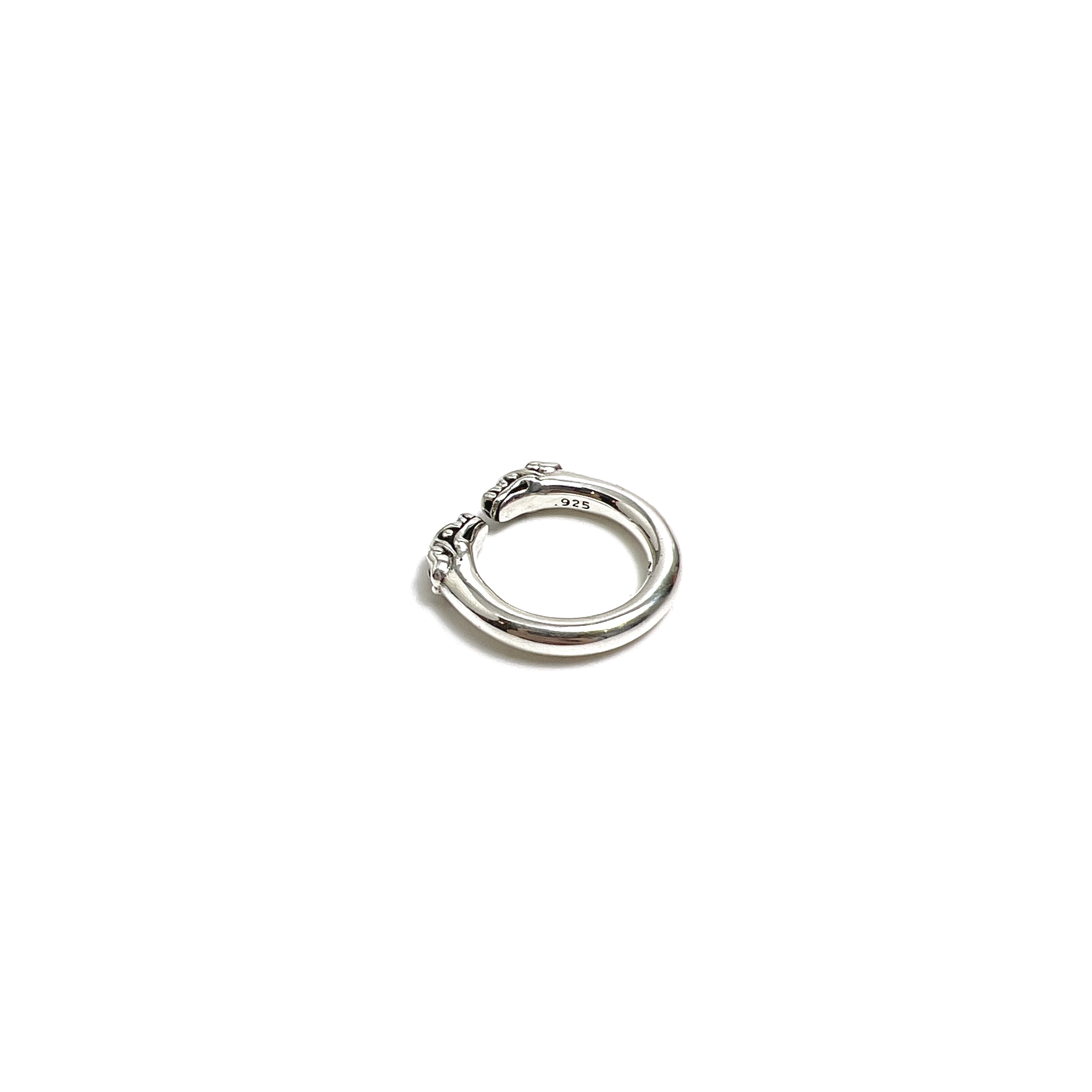 Chrome Hearts Double Dog Head Ring