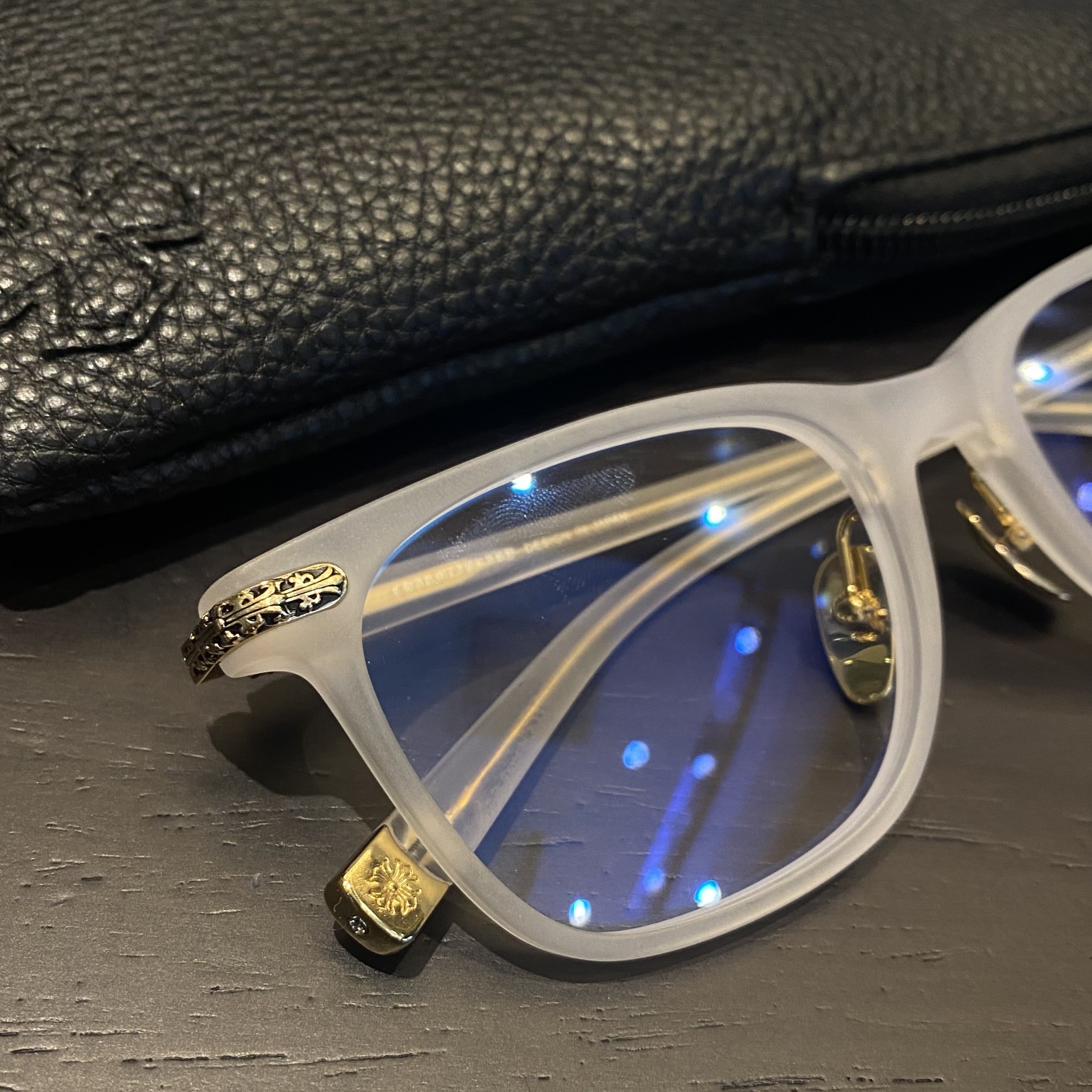 Chrome Hearts Cross EyeglassesSize: Lens width 53mm, Temple width 150mm, Total width 148mm