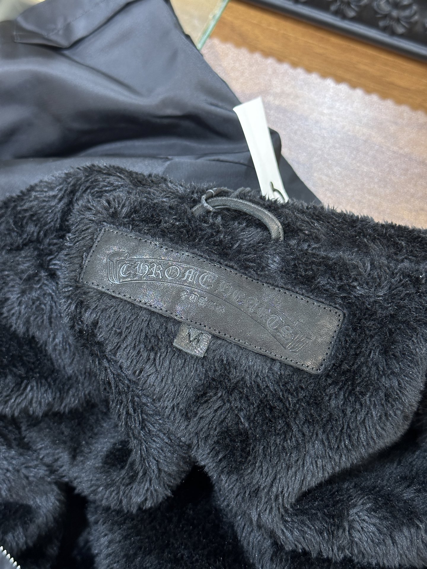 Chrome Hearts Black Cotton Jacket, New Style with Three-Cross PatchworkSize: S M L XL