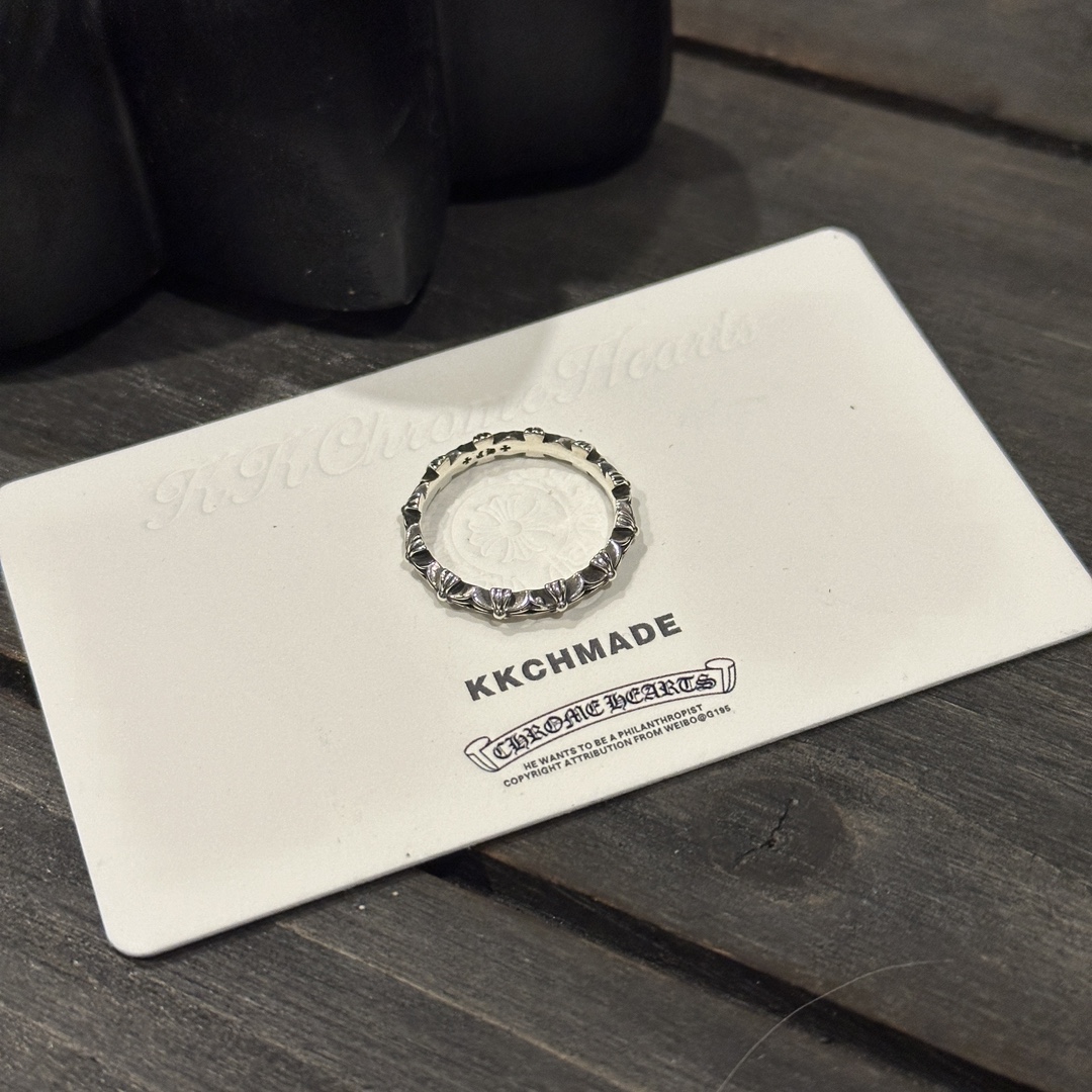 Customer order 🔝Tiny cross flower strip ring