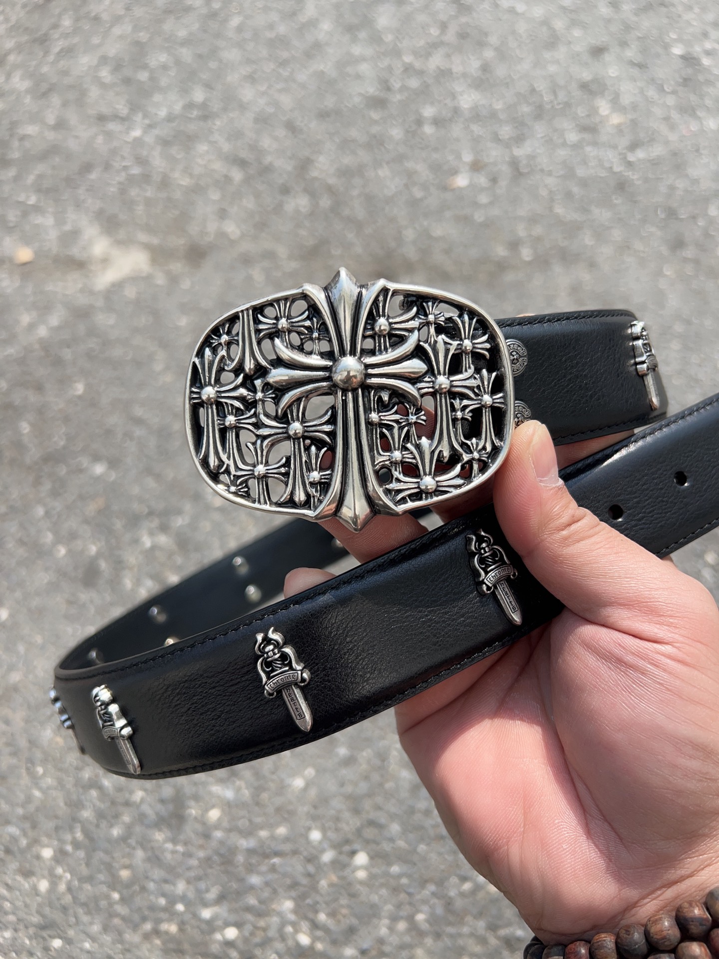 Chrome Hearts Tomb Buckle with Holy Sword Belt