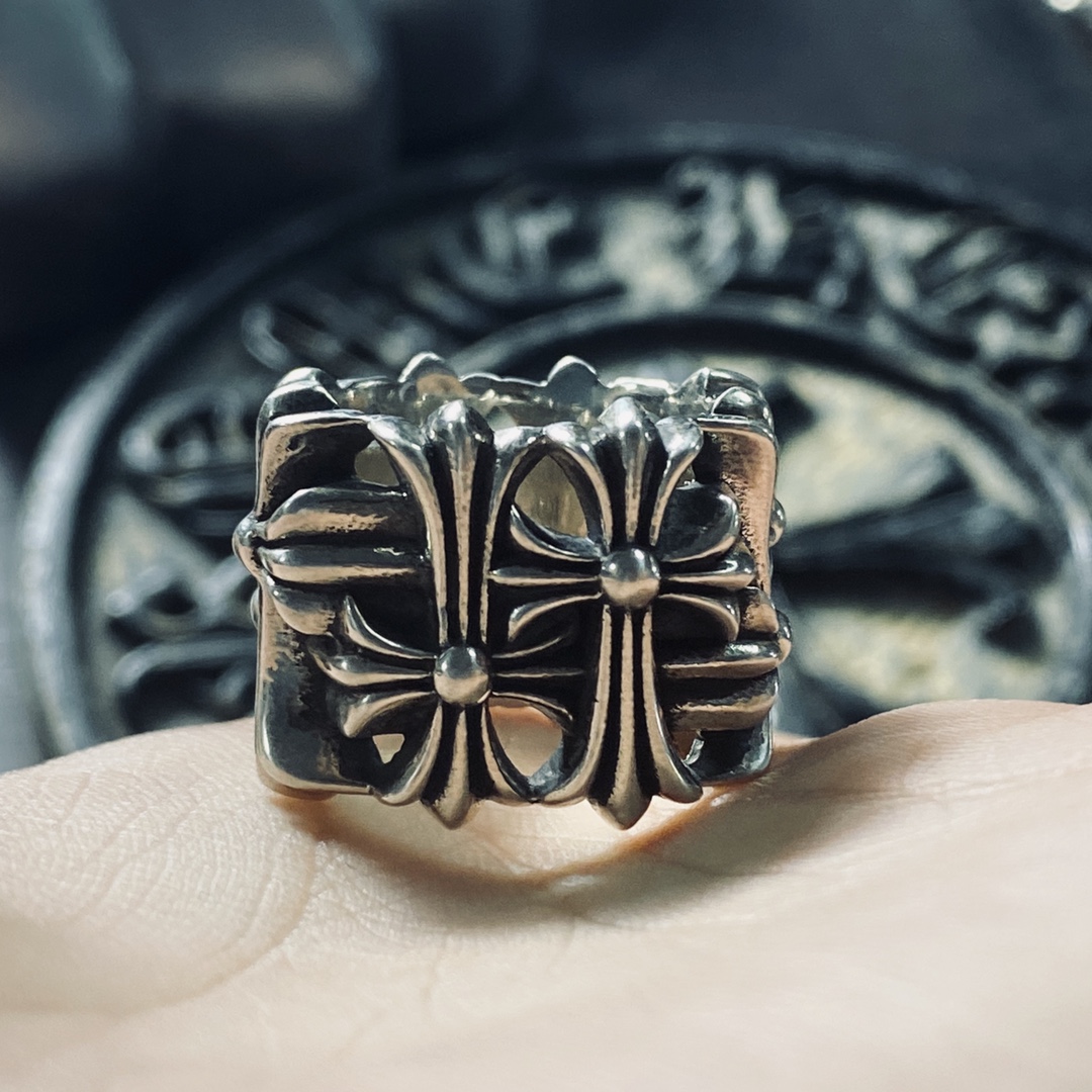 KkChrome Hearts Authentic Tomb Ring