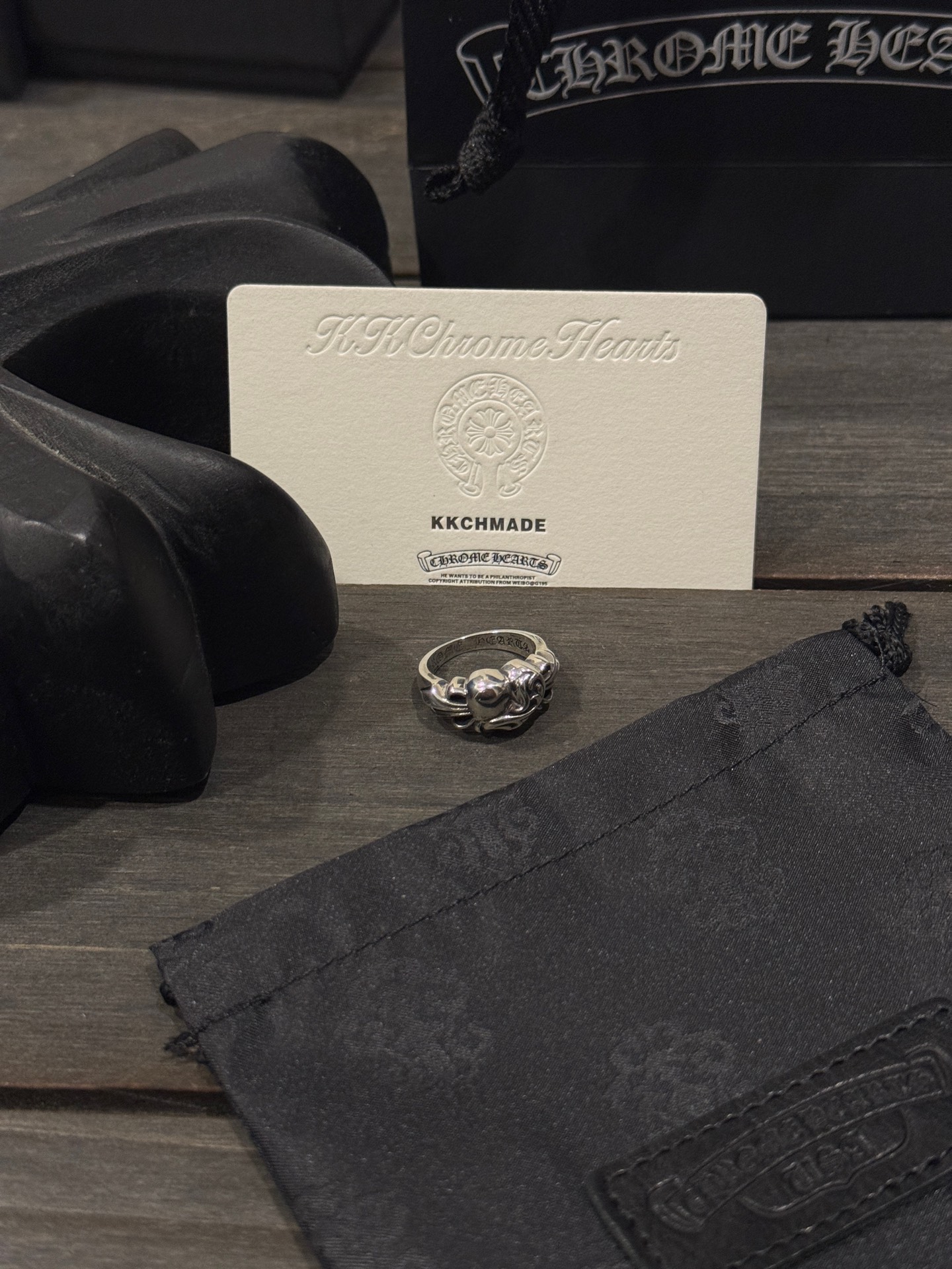 Customer order 🔝 Peach Heart Vine Ring