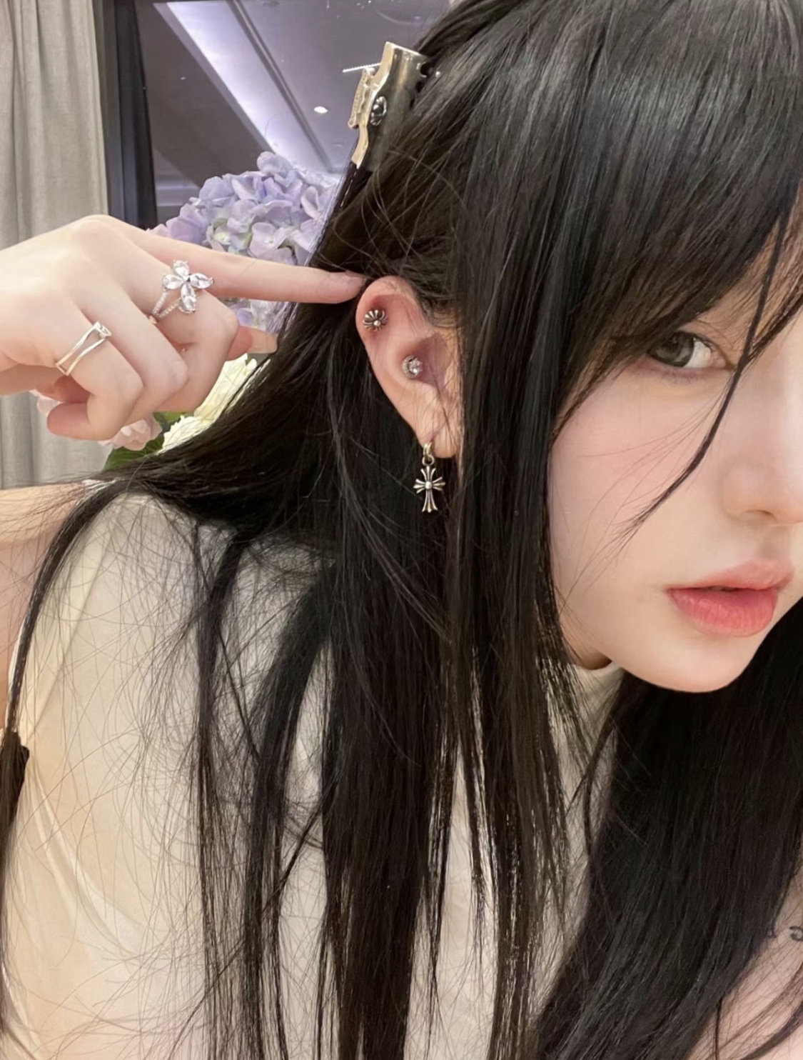 Chrome Hearts BabyFat Earrings